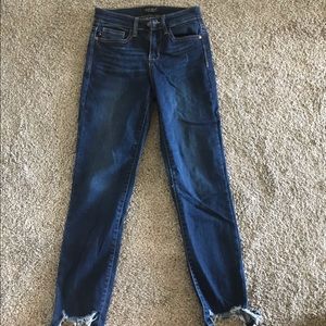 Judy Blue frayed hem skinny jeans